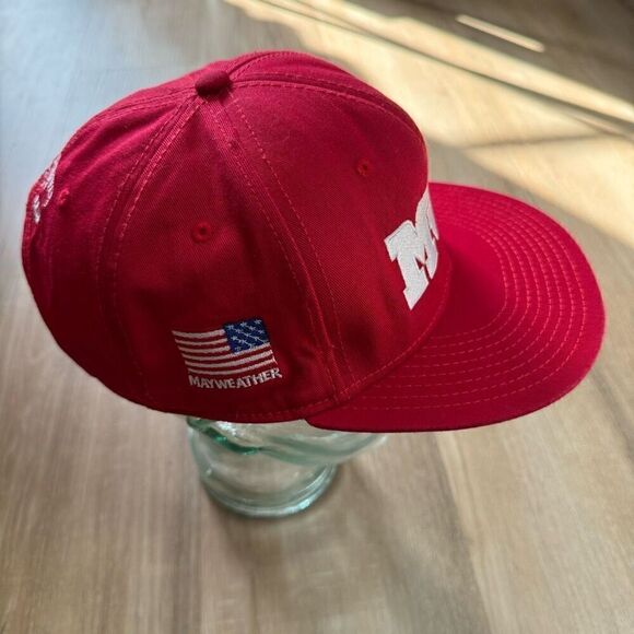 MVP Mayweather Vs. Pacquiao Snapback Hat Red 2015 MGM Grand Las Vegas Boxing - Picture 4 of 6